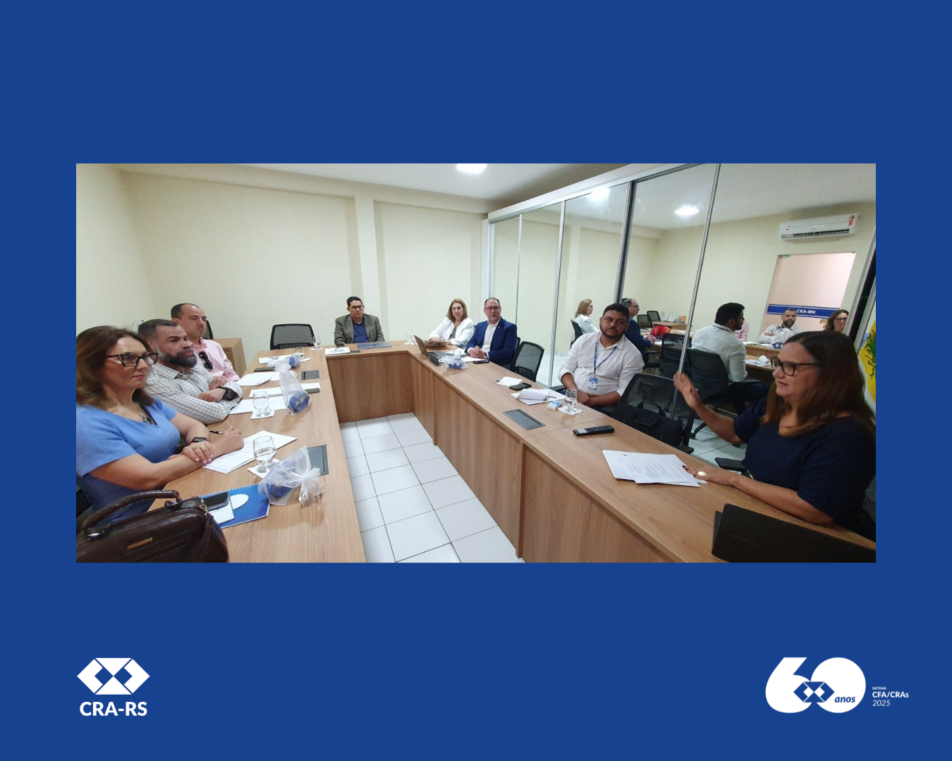 REPOST: CRA-RN recebe visita técnica do CRA-RS para troca de experiências em fiscalização e registro